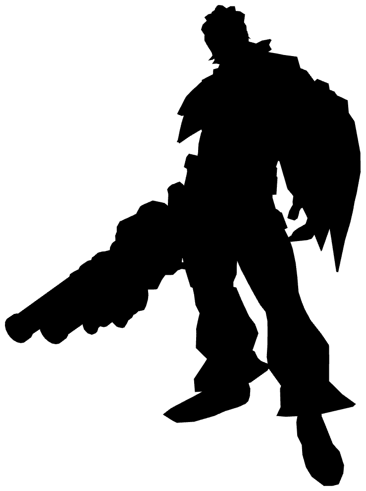 Silhouette #12 champion outline