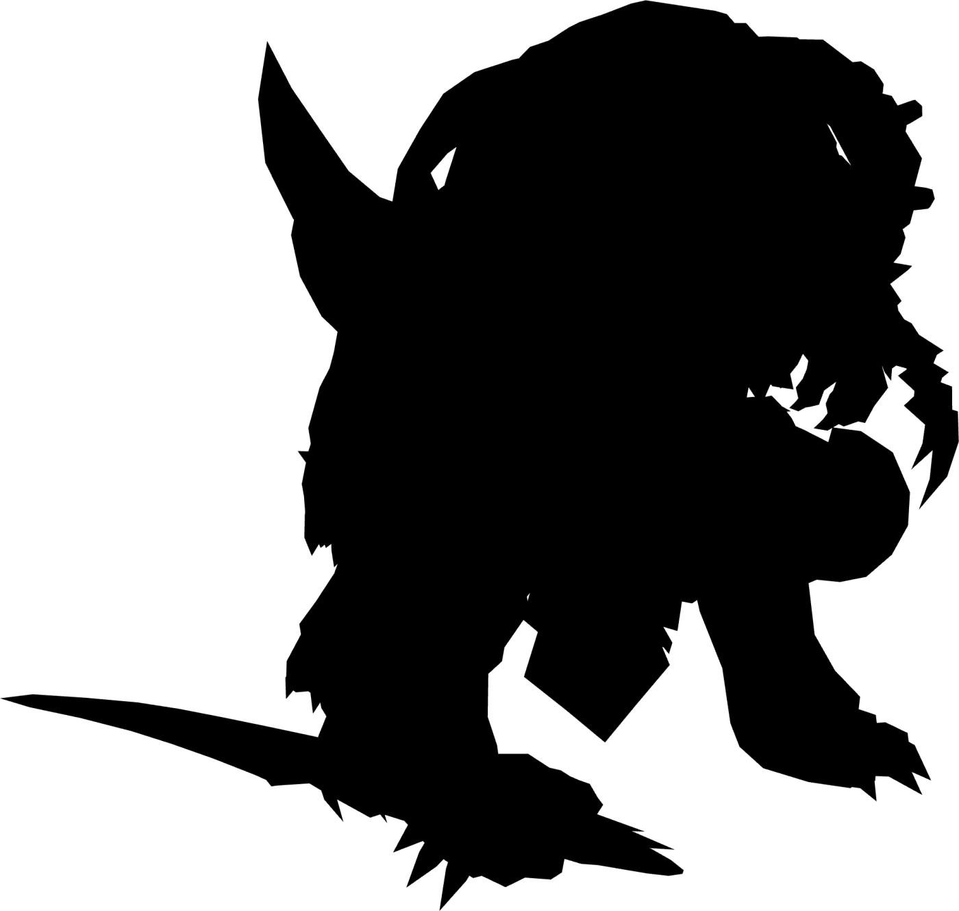 Silhouette #9 champion outline