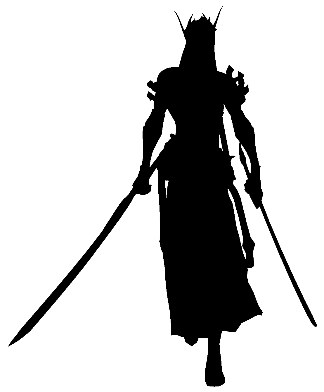 Silhouette #17 champion outline
